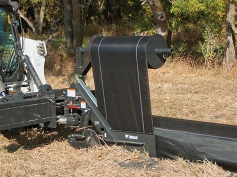 silt fence installer skid steer|bobcat silt fence installer.